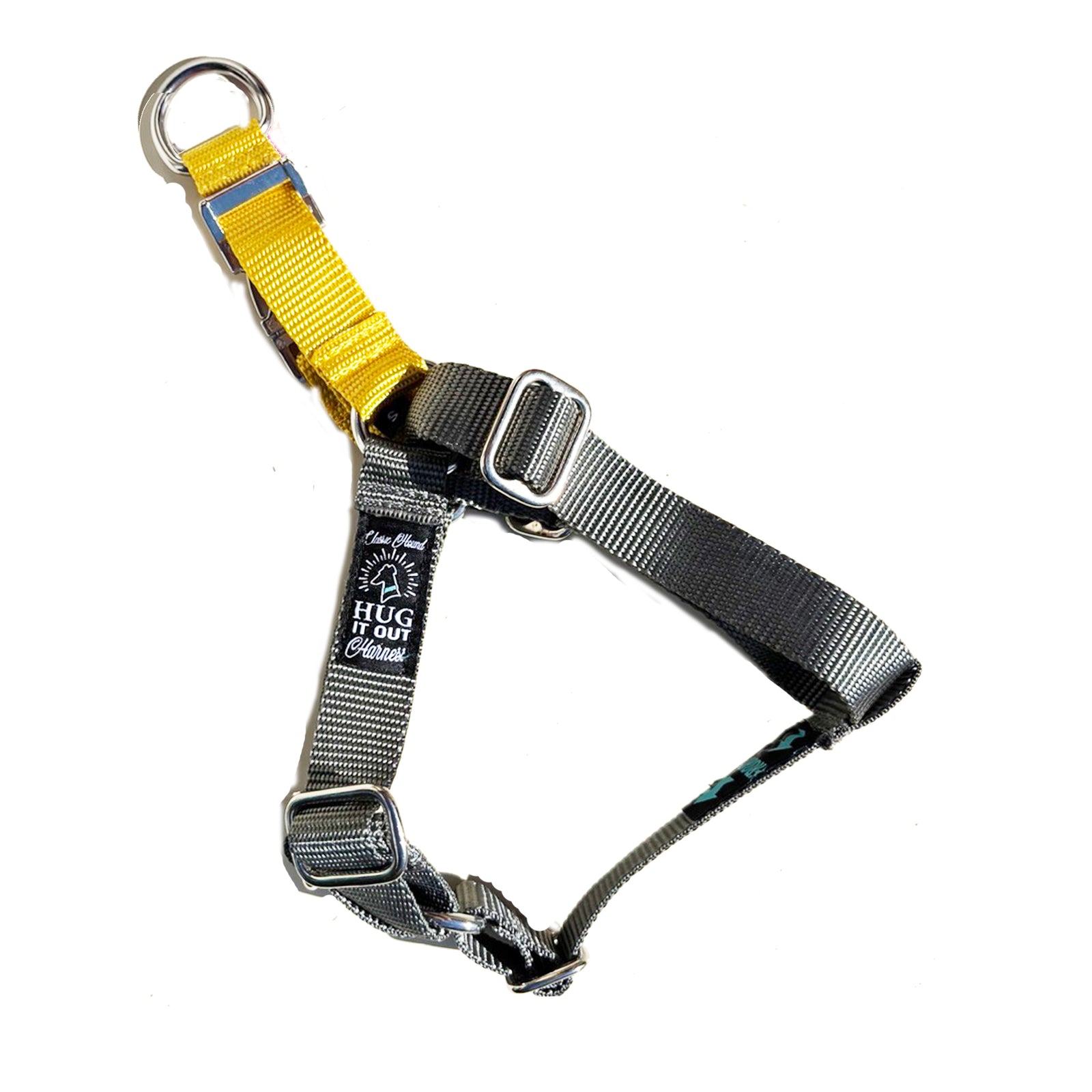 Hug It Out Harness: 1" Naked Nylon Solids