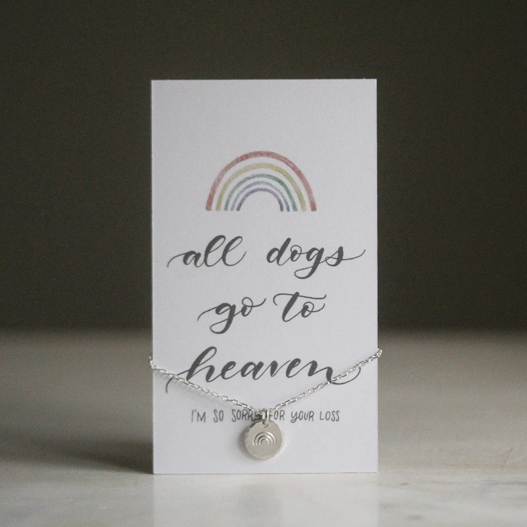 All Dogs Go To Heaven Necklace & Card Set