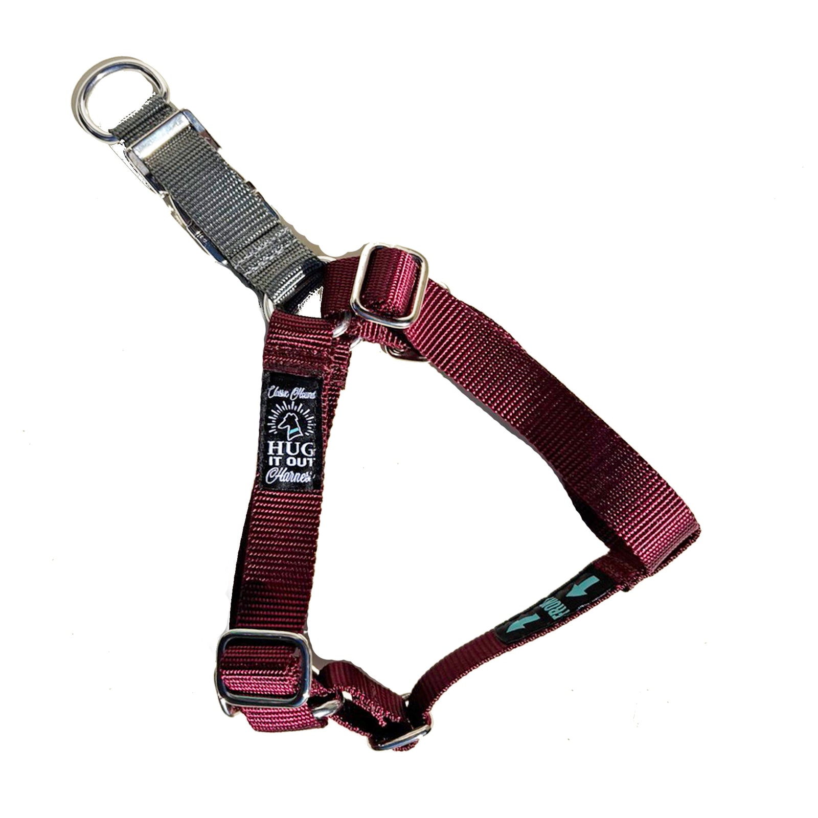 Hug It Out Harness: 1" Naked Nylon Solids