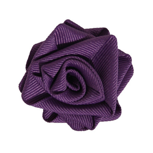 Regal Purple Dog Collar Rose Accessory by Classic Hound Collar Co.