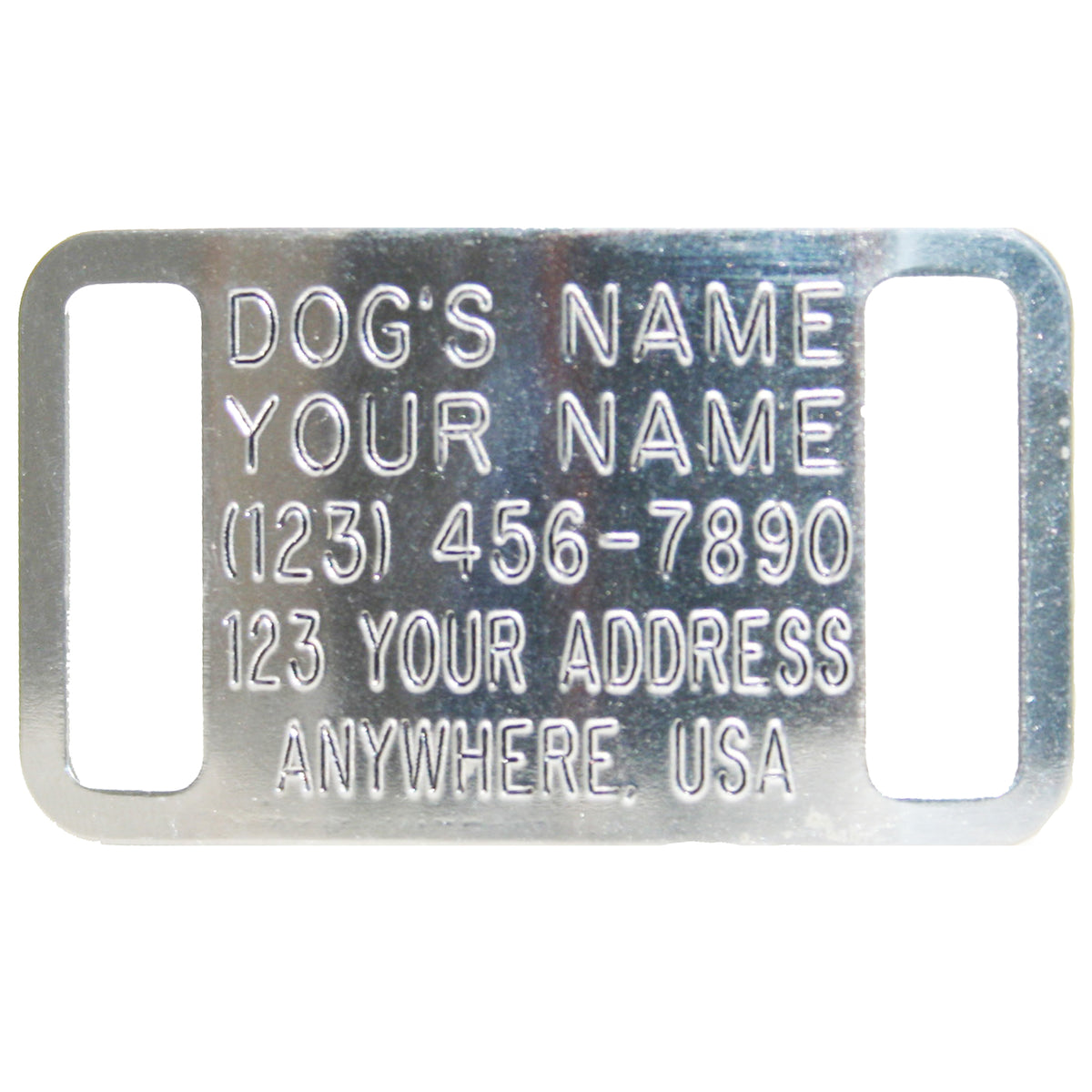 Option: *DO NOT USE*ID Plate for No Leash Collar - Classic Hound Collar ...