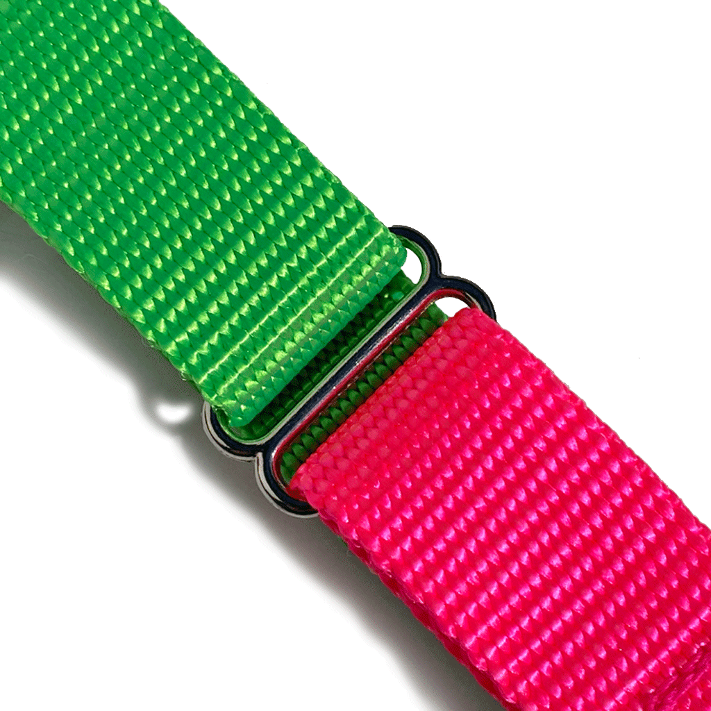 Hug It Out Harness: 5/8" Naked Nylon Solids