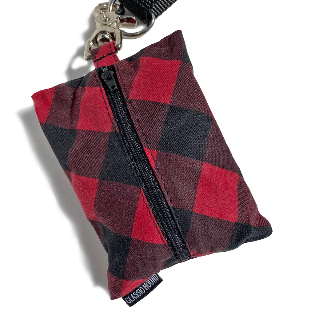 Waxed Canvas Leash Bag