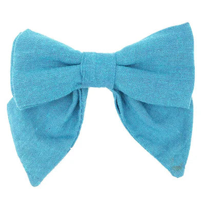 Chambray Collar Bow
