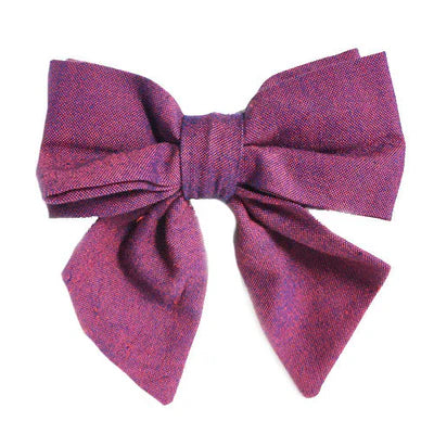 Chambray Collar Bow