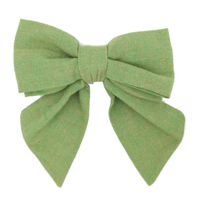 Chambray Collar Bow