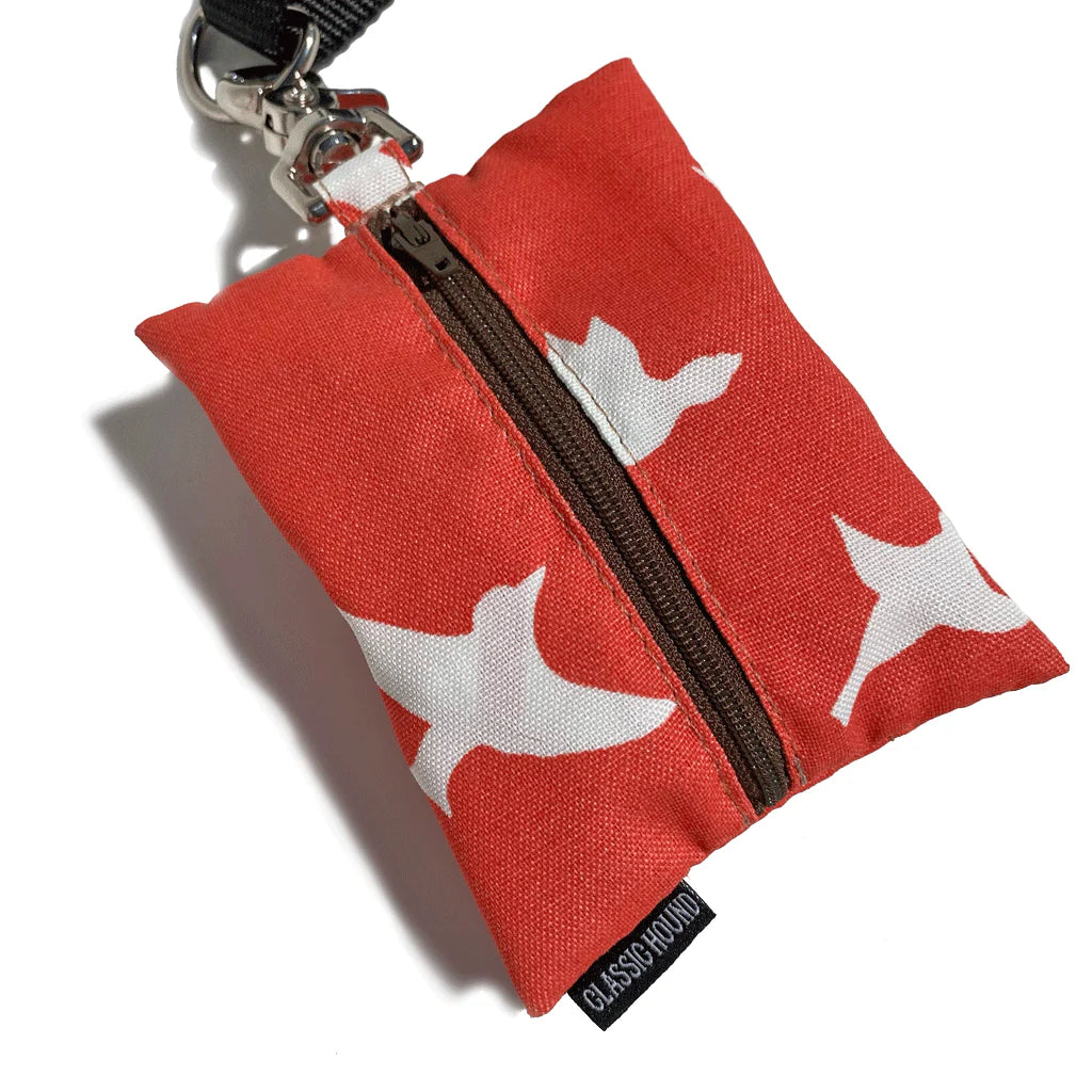 Coral Flight Leash Bag