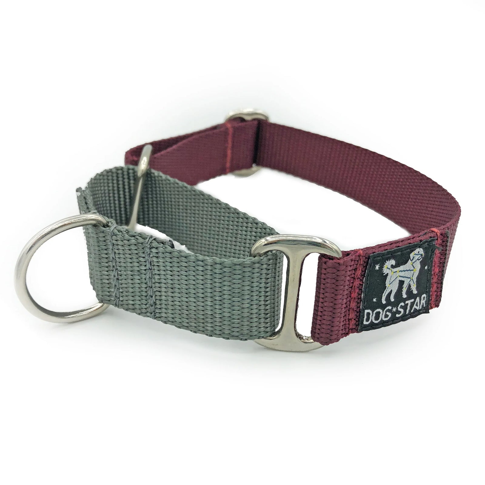 Color Pop Naked Nylon Martingale (5/8"-1" width)