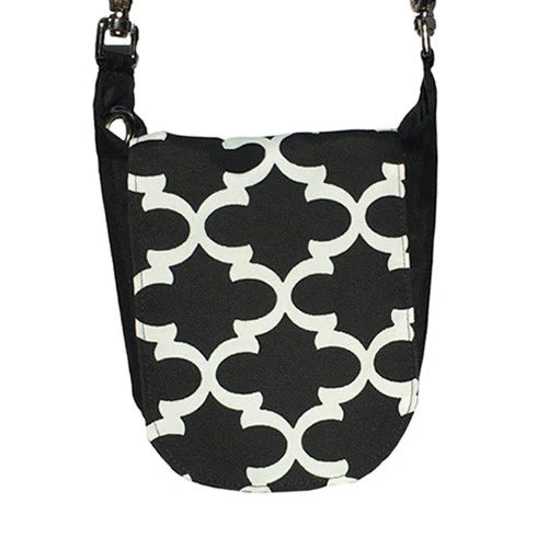Black Lattice Double Duty Bag