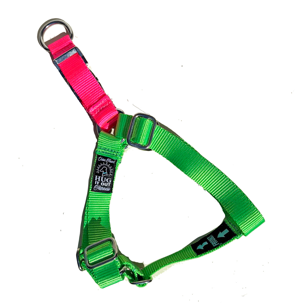 Hug It Out Harness: 1" Naked Nylon Solids