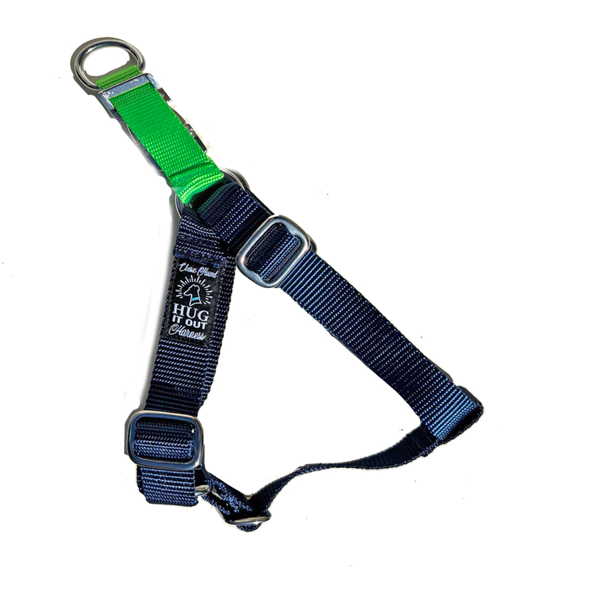 Hug It Out Harness: 1" Naked Nylon Solids