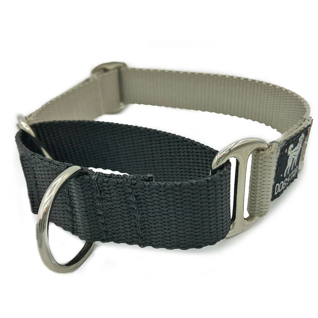 Color Pop Naked Nylon Martingale (5/8"-1" width)