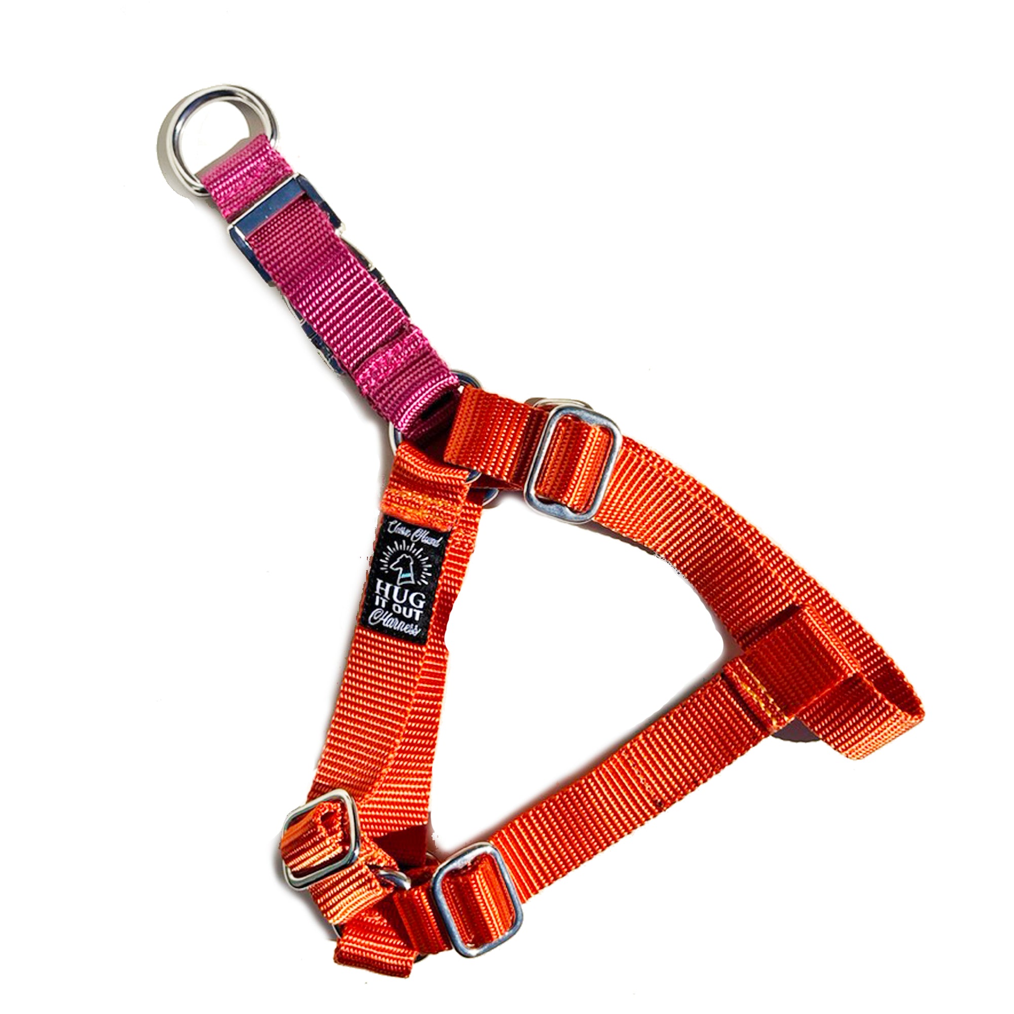 Hug It Out Harness: 1" Naked Nylon Solids