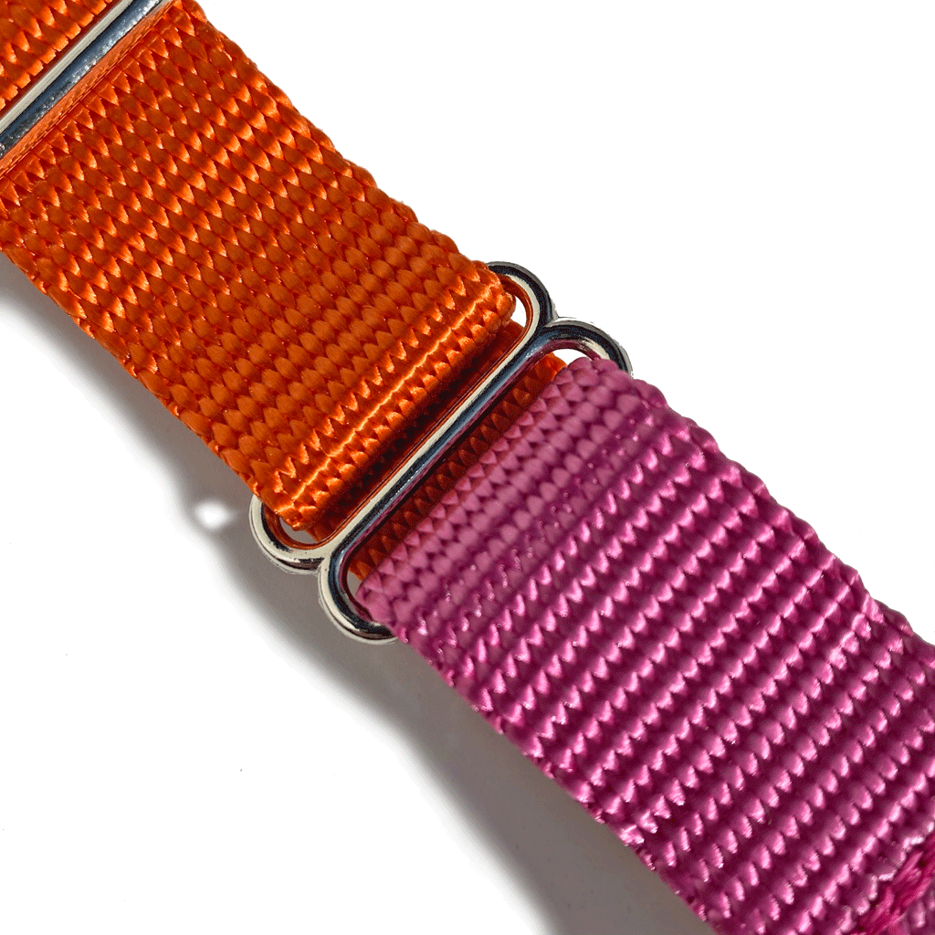 Hug It Out Harness: 1" Naked Nylon Solids