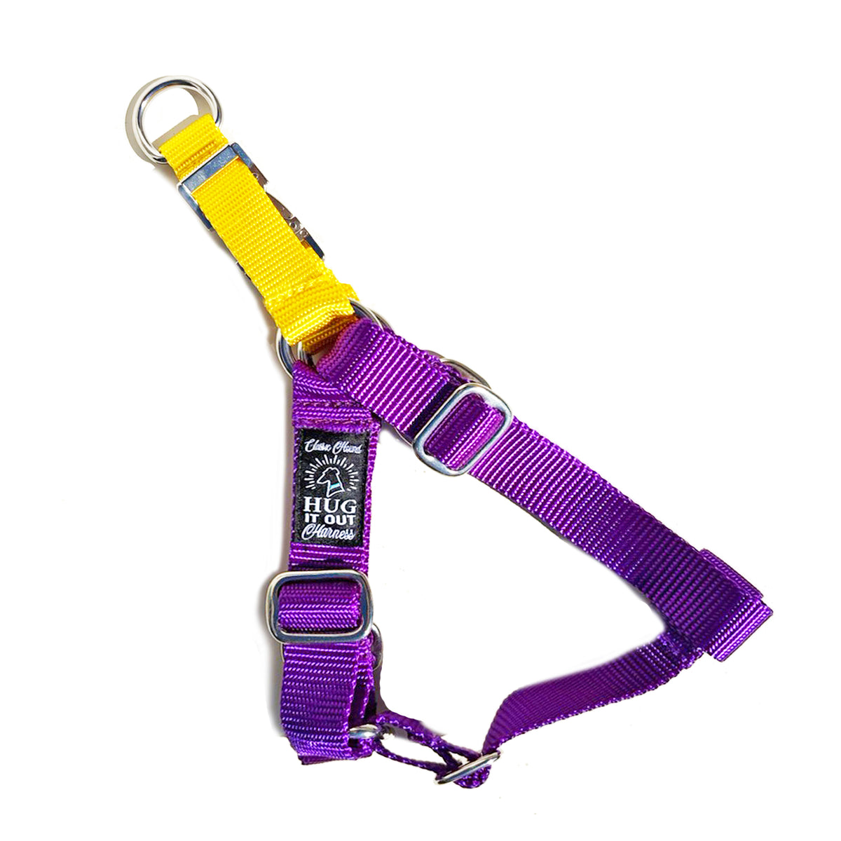 Hug It Out Harness: 1" Naked Nylon Solids