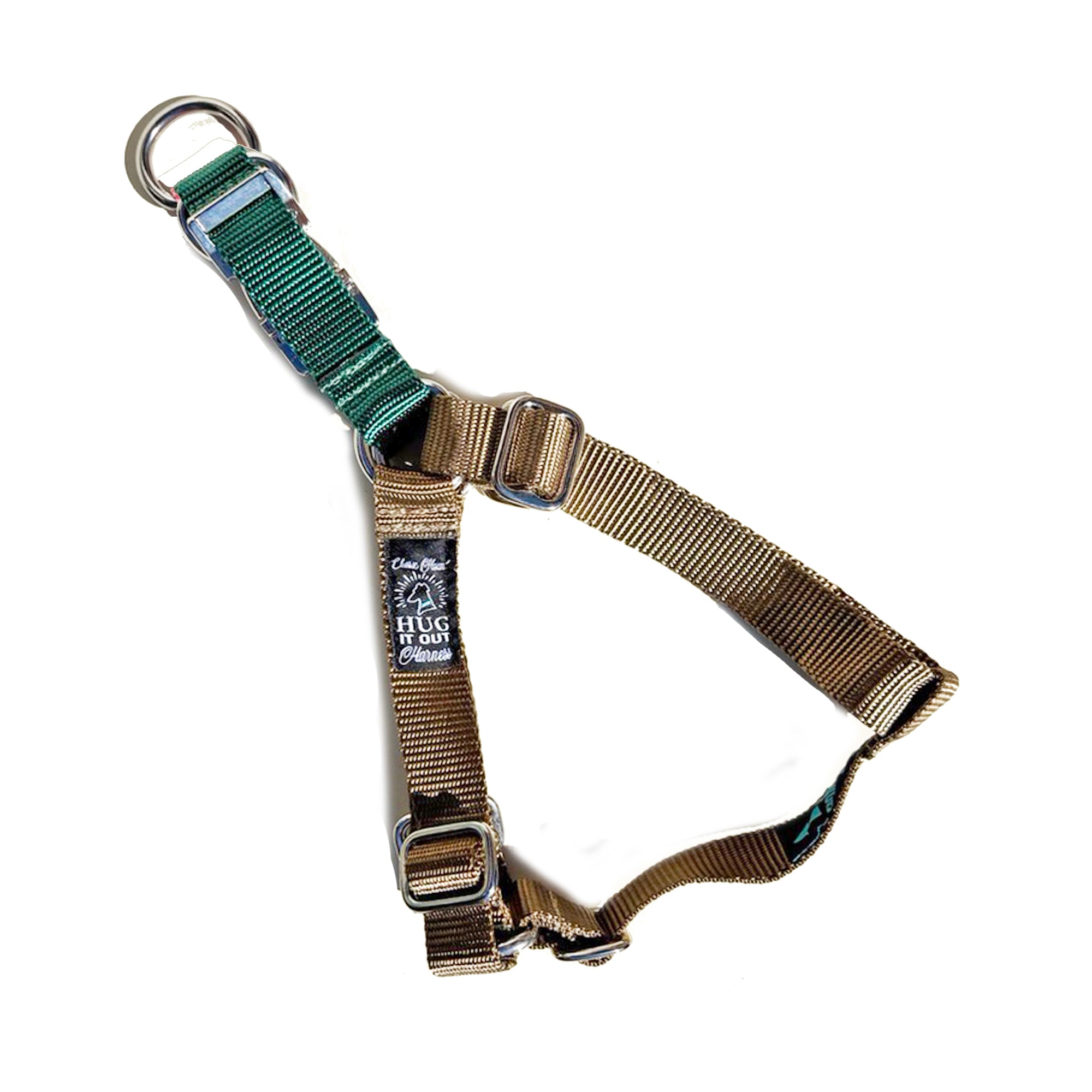 Hug It Out Harness: 1" Naked Nylon Solids