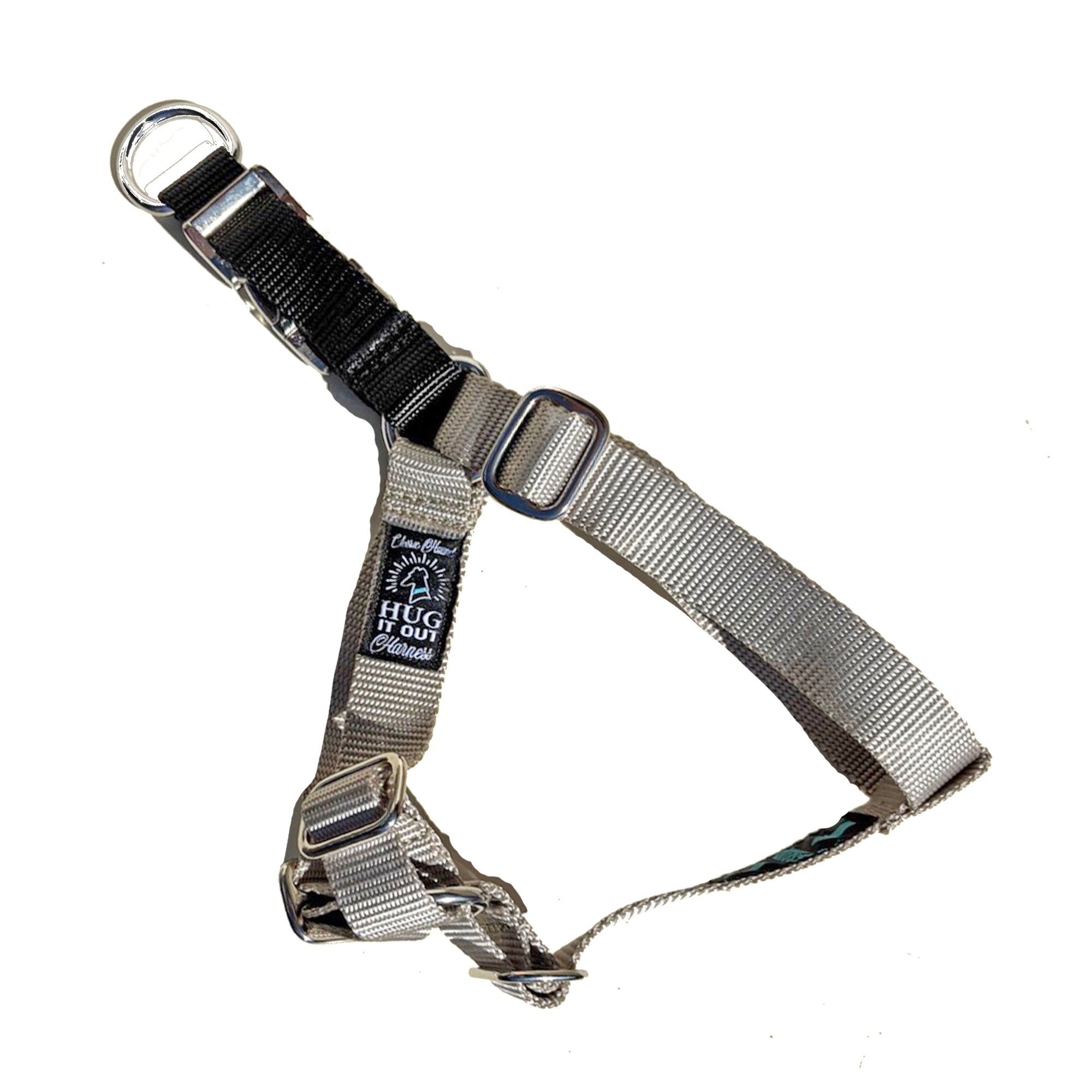 Hug It Out Harness: 1" Naked Nylon Solids