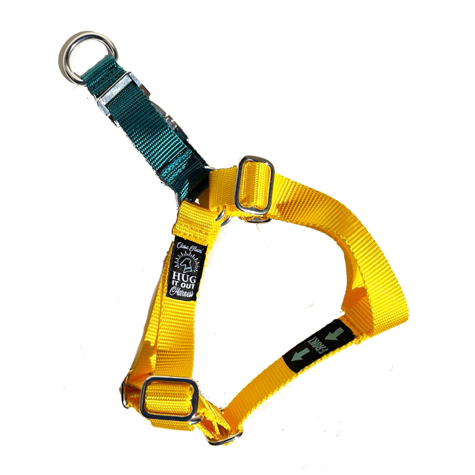 Hug It Out Harness: 1" Naked Nylon Solids