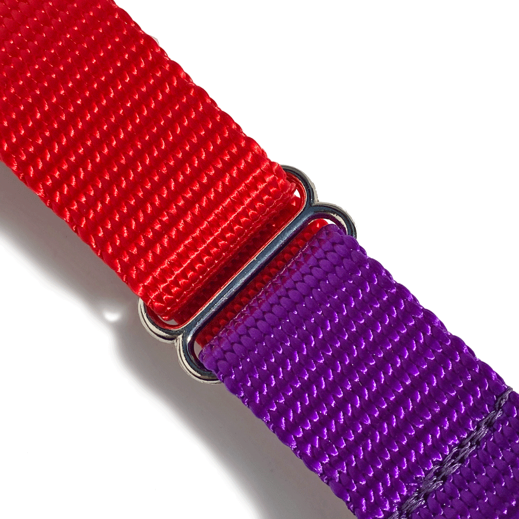 Hug It Out Harness: 1" Naked Nylon Solids