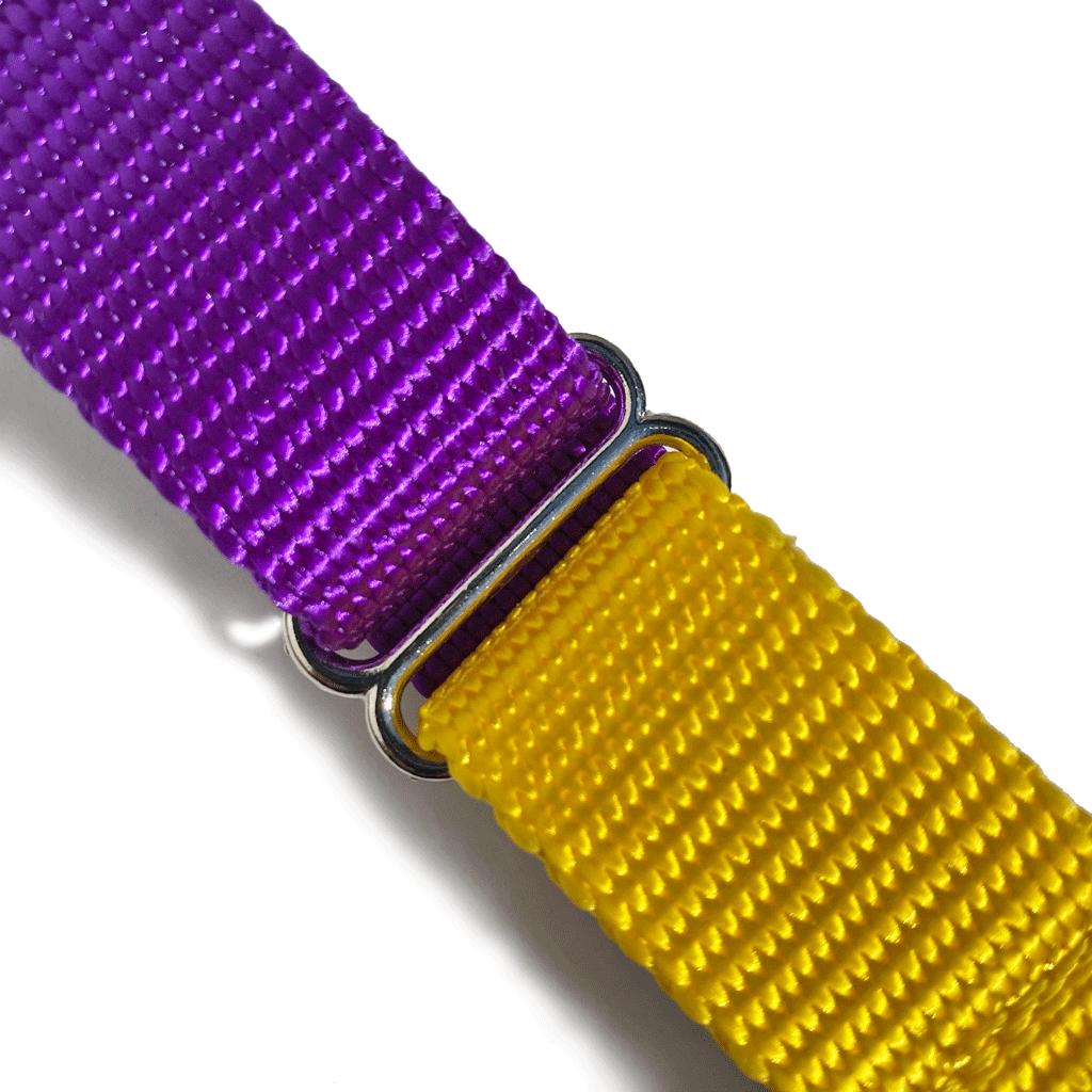 Hug It Out Harness: 5/8" Naked Nylon Solids