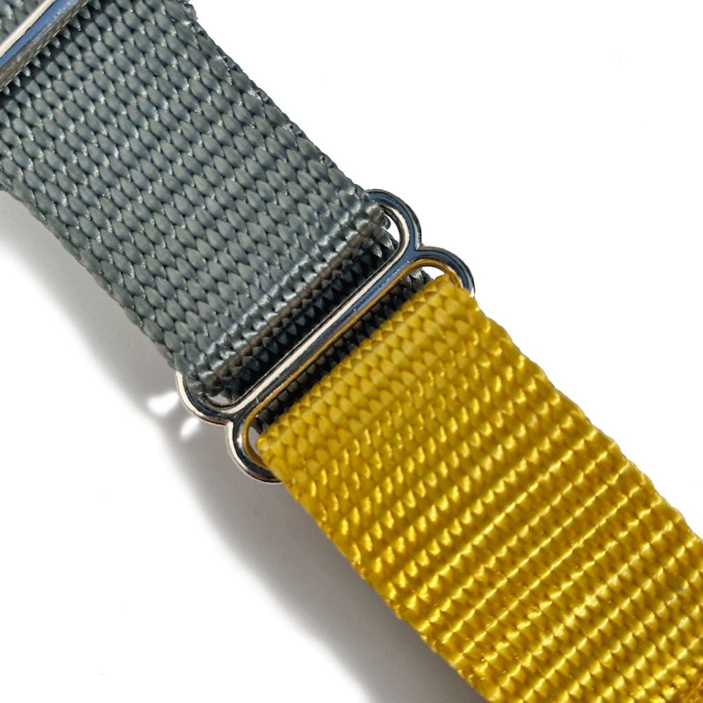 Hug It Out Harness: 1" Naked Nylon Solids