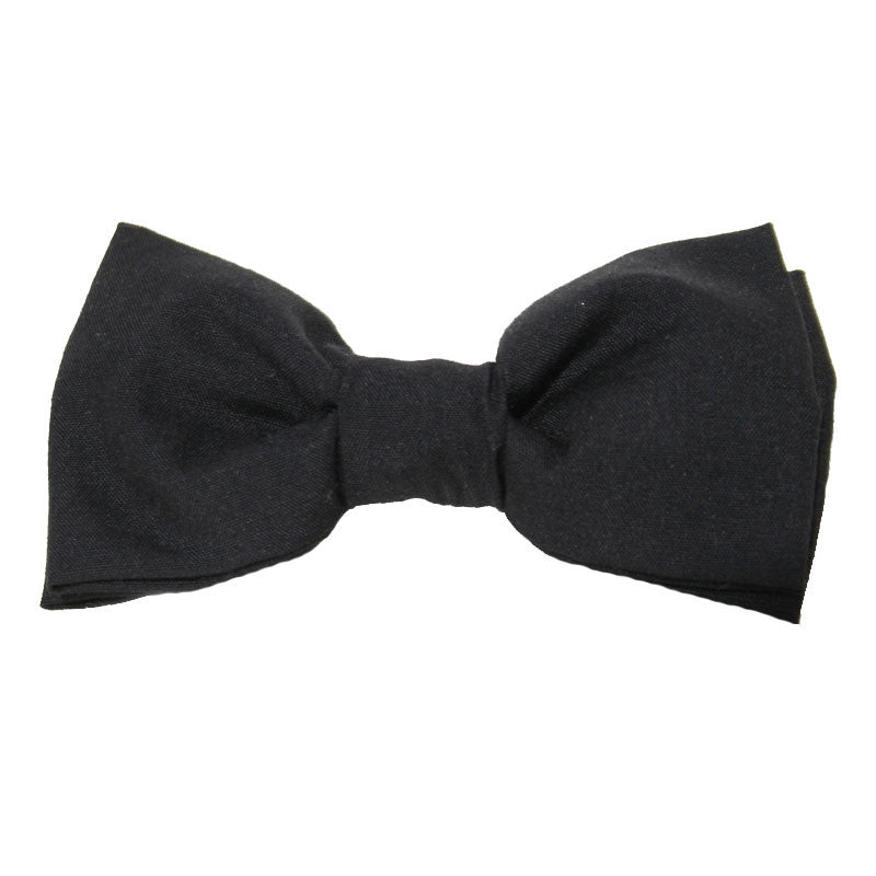 Dog Bow Tie Solid Black | Classic Hound Collar Co. 