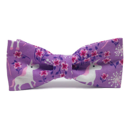 Dog Collar Bow Unicorns | Classic Hound Collar Co.