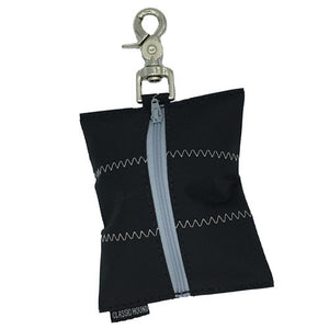 Sailcloth Black Leash Bag