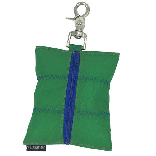 Sailcloth Green Leash Bag