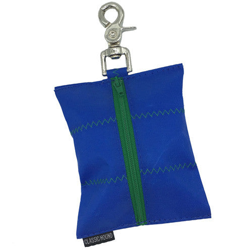 Sailcloth Blue Leash Bag