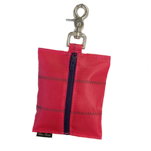 Sailcloth Red Leash Bag