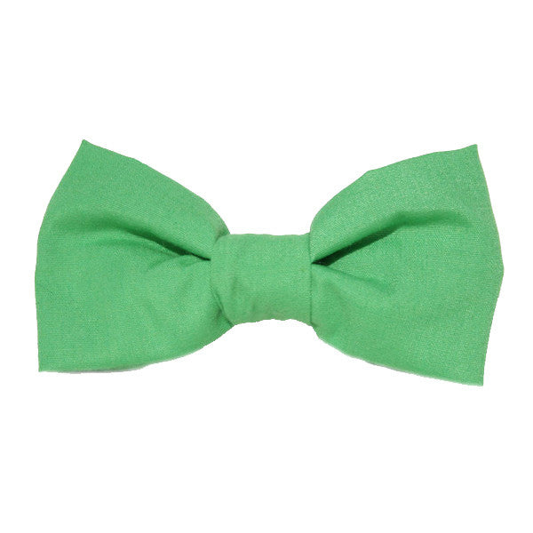 Dog Bow Tie Solid Green | Classic Hound Collar Co. 