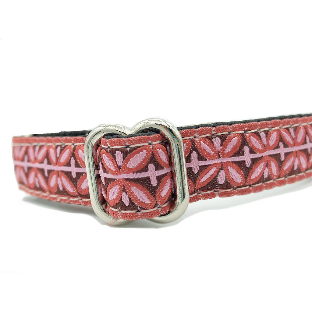 Unlined Furberry Plaid Buckle or Martingale Dog Collar by Dog Star