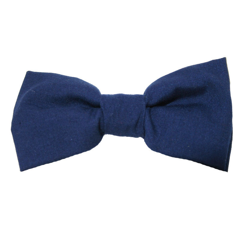 Dog Bow Tie Solid Navy | Classic Hound Collar Co. 
