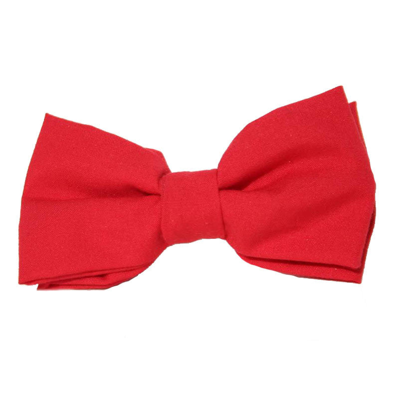 Dog Bow Tie Solid Red | Classic Hound Collar Co.